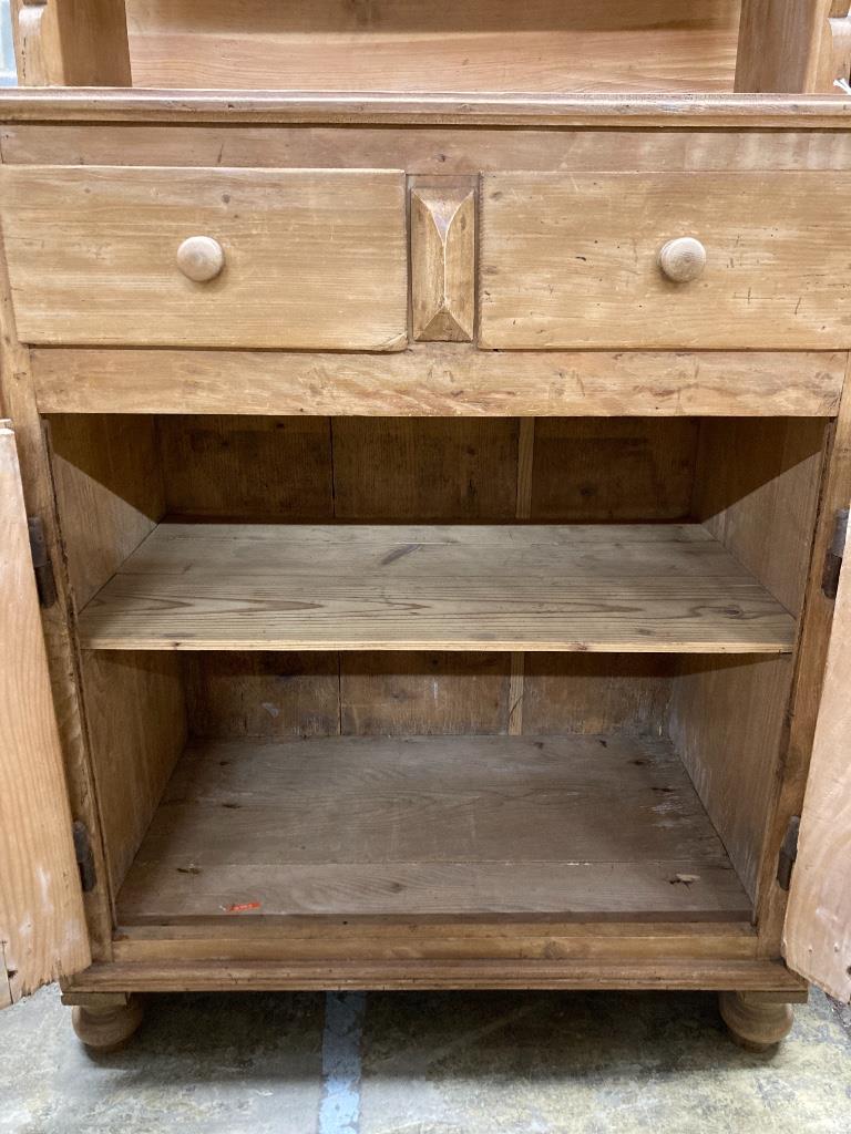 A pine chiffonier, width 80cm depth 50cm height 97cm